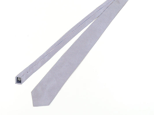 Mens Charles Tyrwhitt Blue Plaids & Checks 100% Pointed Tie