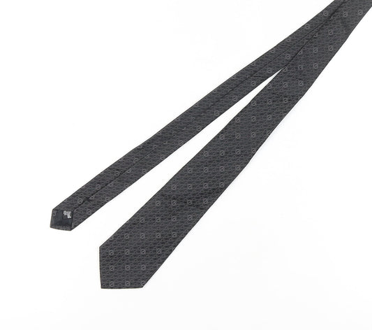 Giorgio Armani Black Men’s Silk Geometric Tie
