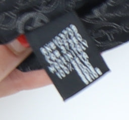 Giorgio Armani Black Men’s Silk Geometric Tie