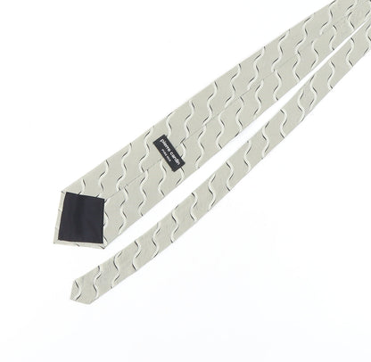 Pierre Cardin Grey Men's Silk Geometric Tie