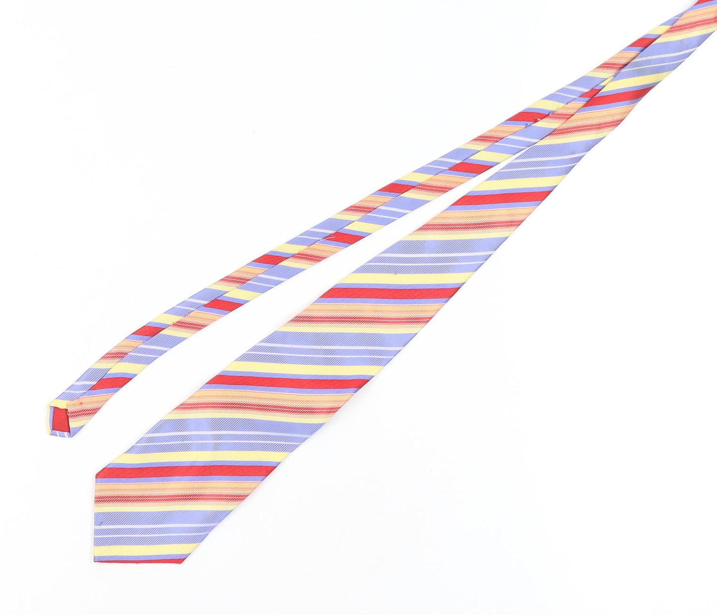 Andrea Sorrenti Men's Multicoloured Slim Silk Tie