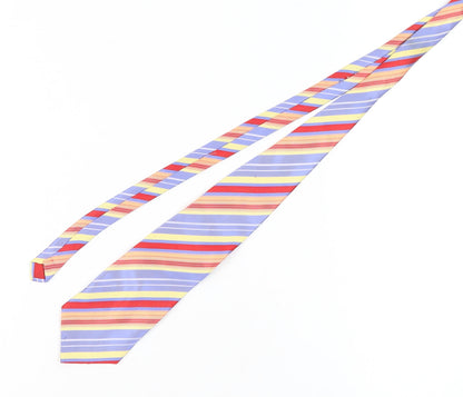 Andrea Sorrenti Men's Multicoloured Slim Silk Tie