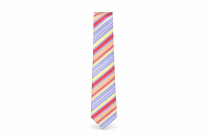 Andrea Sorrenti Men's Multicoloured Slim Silk Tie