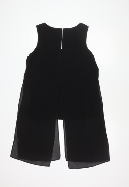 Womens UK Size 16 Star by Julien Macdonald Black Basic Blouse