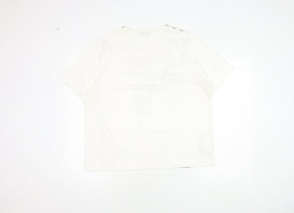 Womens UK Size 22 TIGI Wear White Basic T-Shirt