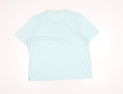 Womens UK Size 22 TIGI WEAR Blue Basic T-Shirt