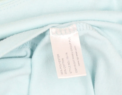 Womens UK Size 22 TIGI WEAR Blue Basic T-Shirt