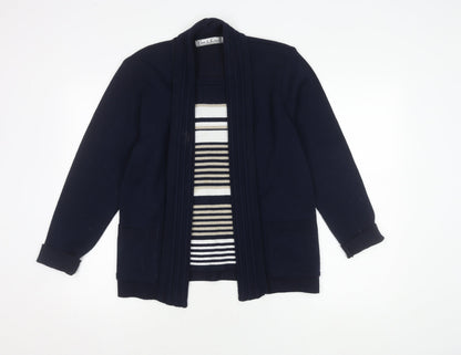 Womens UK Size 5 Marks and Spencer Blue Cardigan Jumper