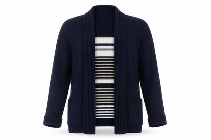 Womens UK Size 5 Marks and Spencer Blue Cardigan Jumper