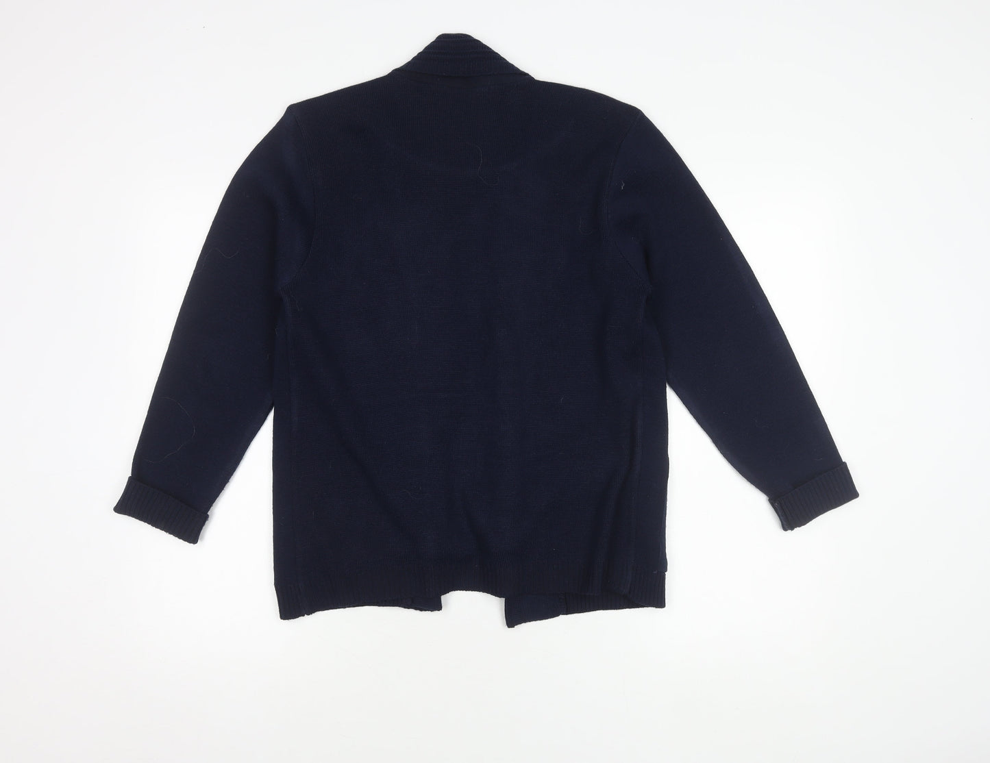 Womens UK Size 5 Marks and Spencer Blue Cardigan Jumper