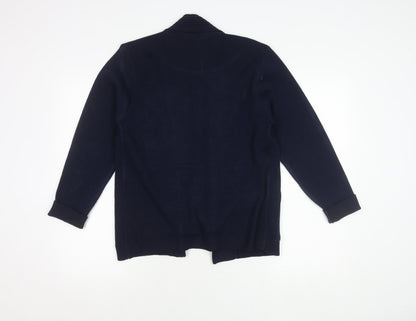 Womens UK Size 5 Marks and Spencer Blue Cardigan Jumper