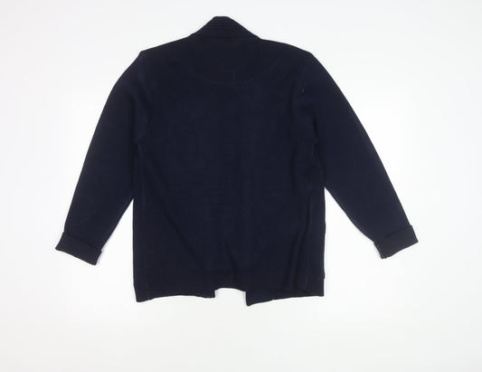 Womens UK Size 5 Marks and Spencer Blue Cardigan Jumper
