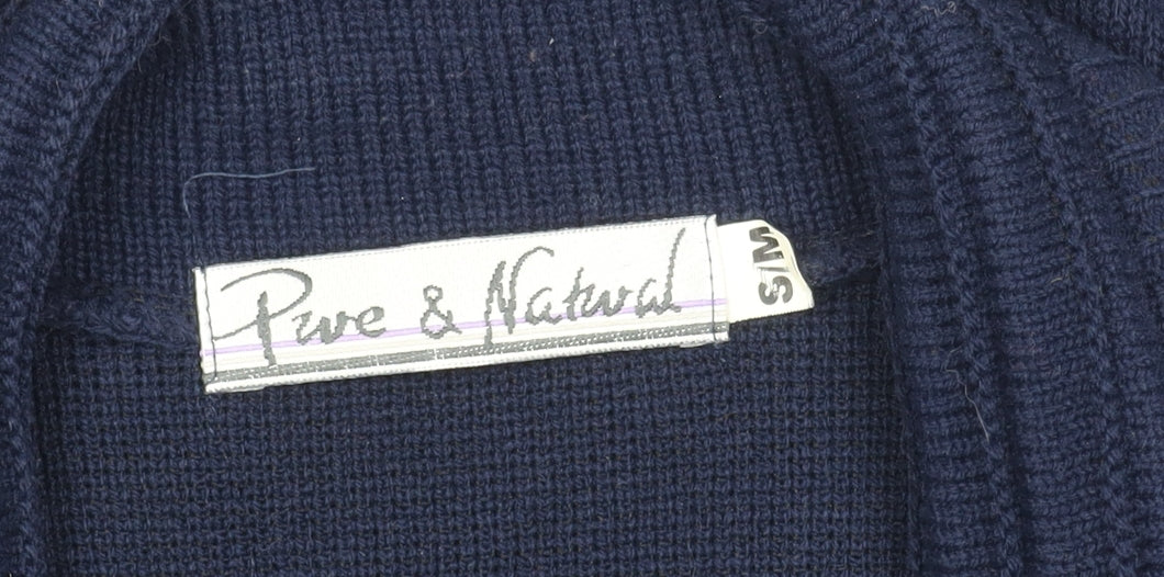 Womens UK Size 5 Marks and Spencer Blue Cardigan Jumper
