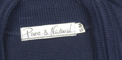 Womens UK Size 5 Marks and Spencer Blue Cardigan Jumper