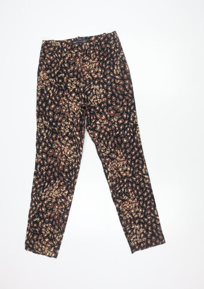 Womens UK Size 8 Marks and Spencer Slim Fit Casual Multicoloured Trousers