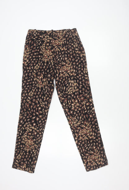 Womens UK Size 8 Marks and Spencer Slim Fit Casual Multicoloured Trousers