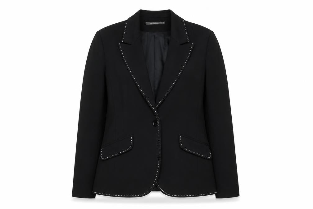 Womens UK Size 10 River Island Regular Black Blazer