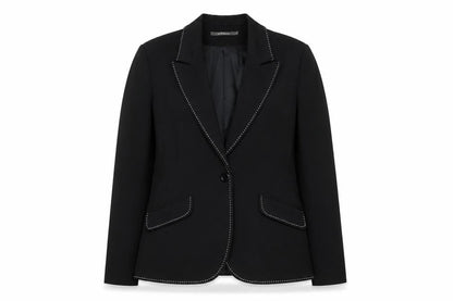 Womens UK Size 10 River Island Regular Black Blazer