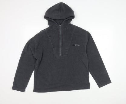 PrettyLittleThing Women's Grey Hoodie, Size 6, Stylish & Warm