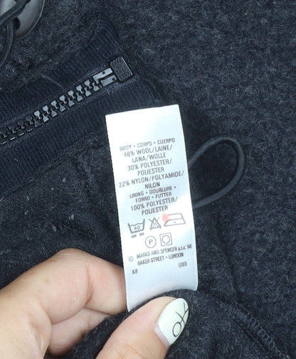 Mens UK Size S Marks and Spencer Grey Basic Jacket