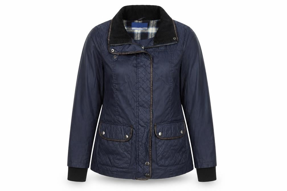 Womens UK Size 8 NEXT Blue Quilted Coat