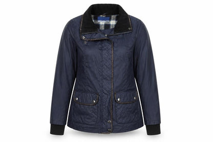 Womens UK Size 8 NEXT Blue Quilted Coat
