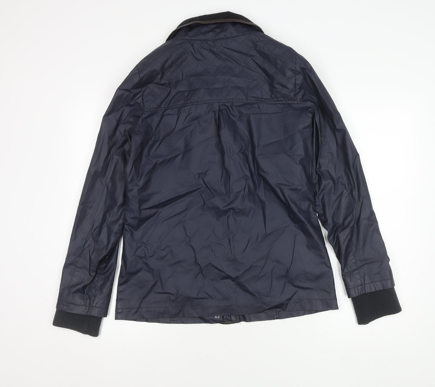 Womens UK Size 8 NEXT Blue Quilted Coat