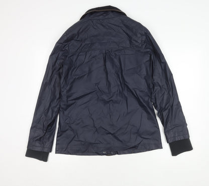 Womens UK Size 8 NEXT Blue Quilted Coat
