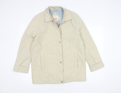 Womens UK Size 12 EWM Beige Basic Jacket