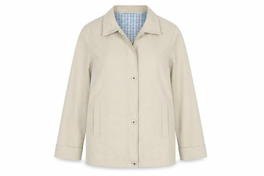Womens UK Size 12 EWM Beige Basic Jacket