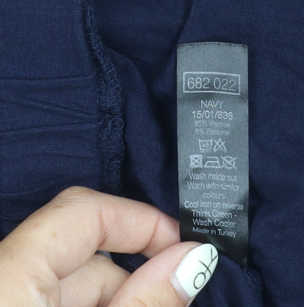 Womens UK Size 22 M&Co   Blue Trousers