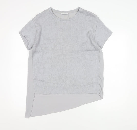 Womens UK Size 12 Zara Grey  T-Shirt