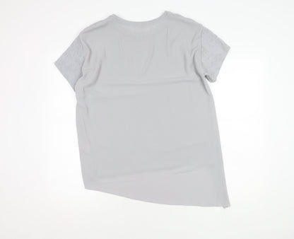 Womens UK Size 12 Zara Grey  T-Shirt