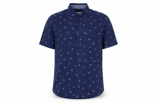 Next Boys' Blue S Graphic Print Button-Up Shirt