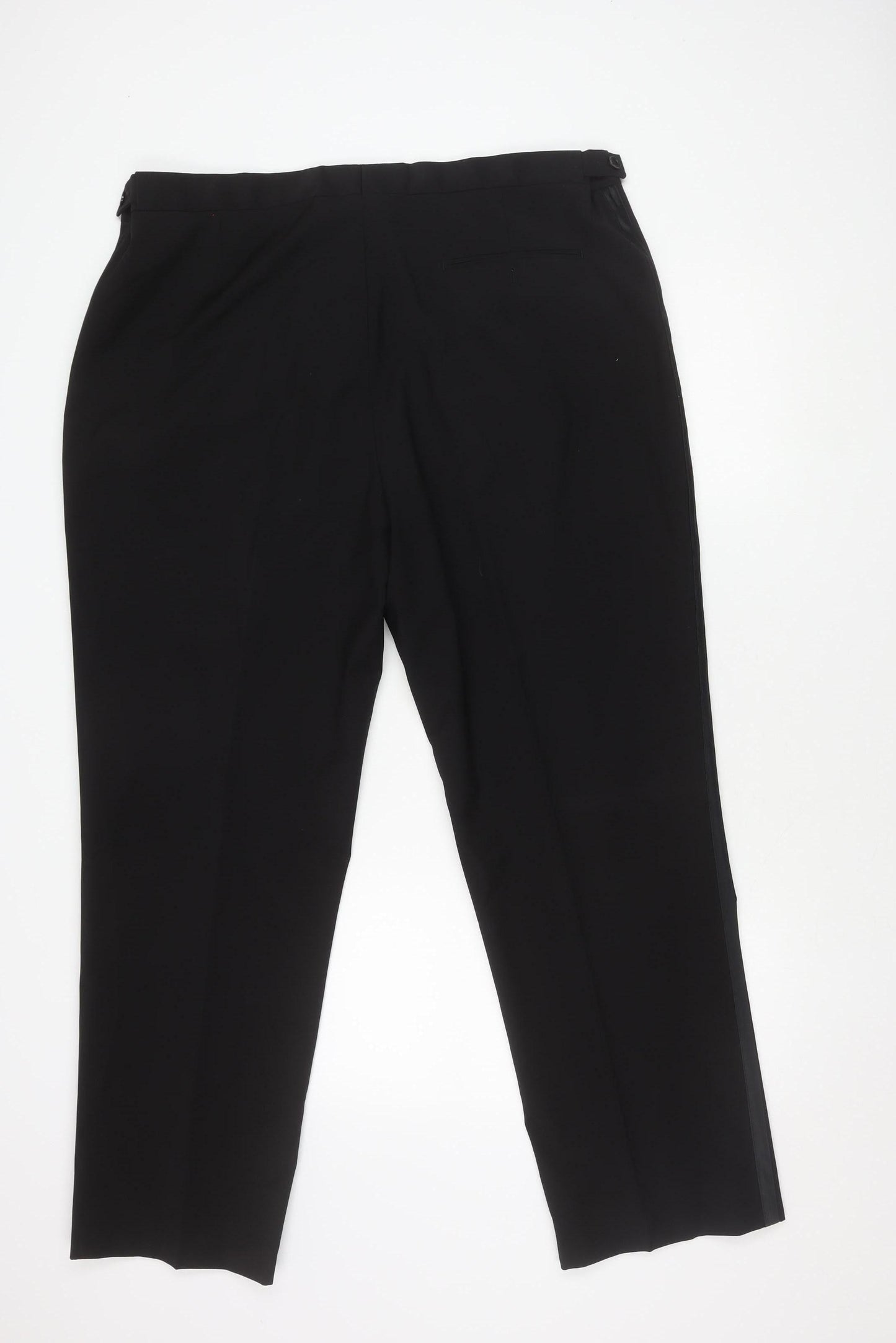 1860 Men's Black Dress Pants, Size 42, Formal Wear
