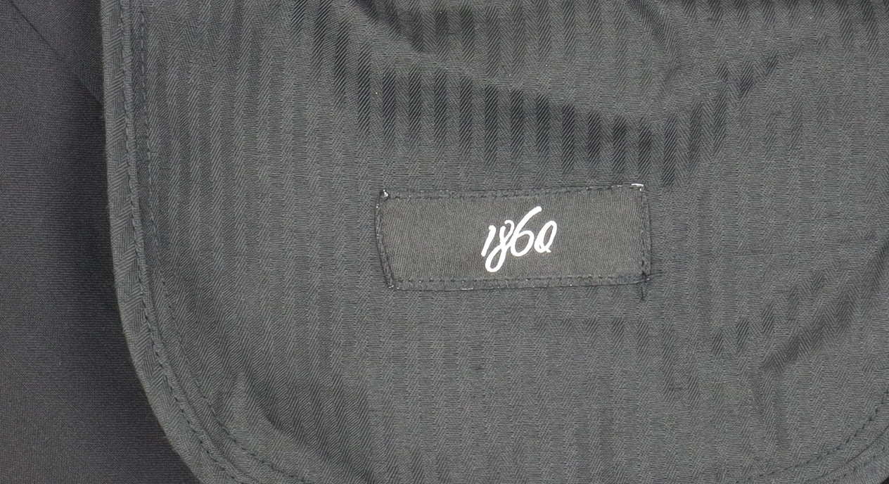 1860 Men's Black Dress Pants, Size 42, Formal Wear
