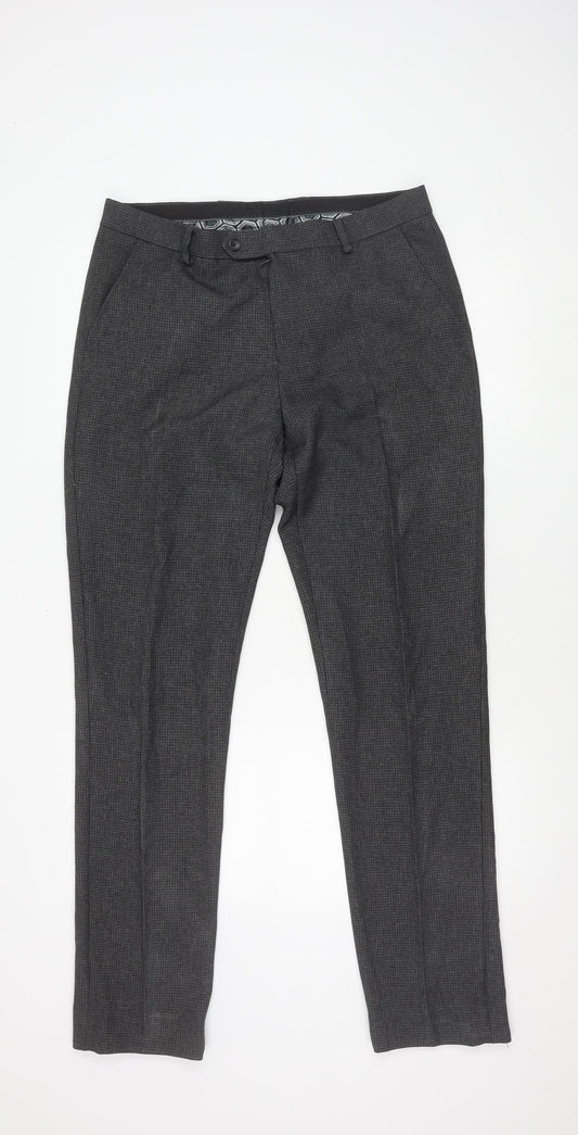 Next Men's Grey Trousers, Size 34 in