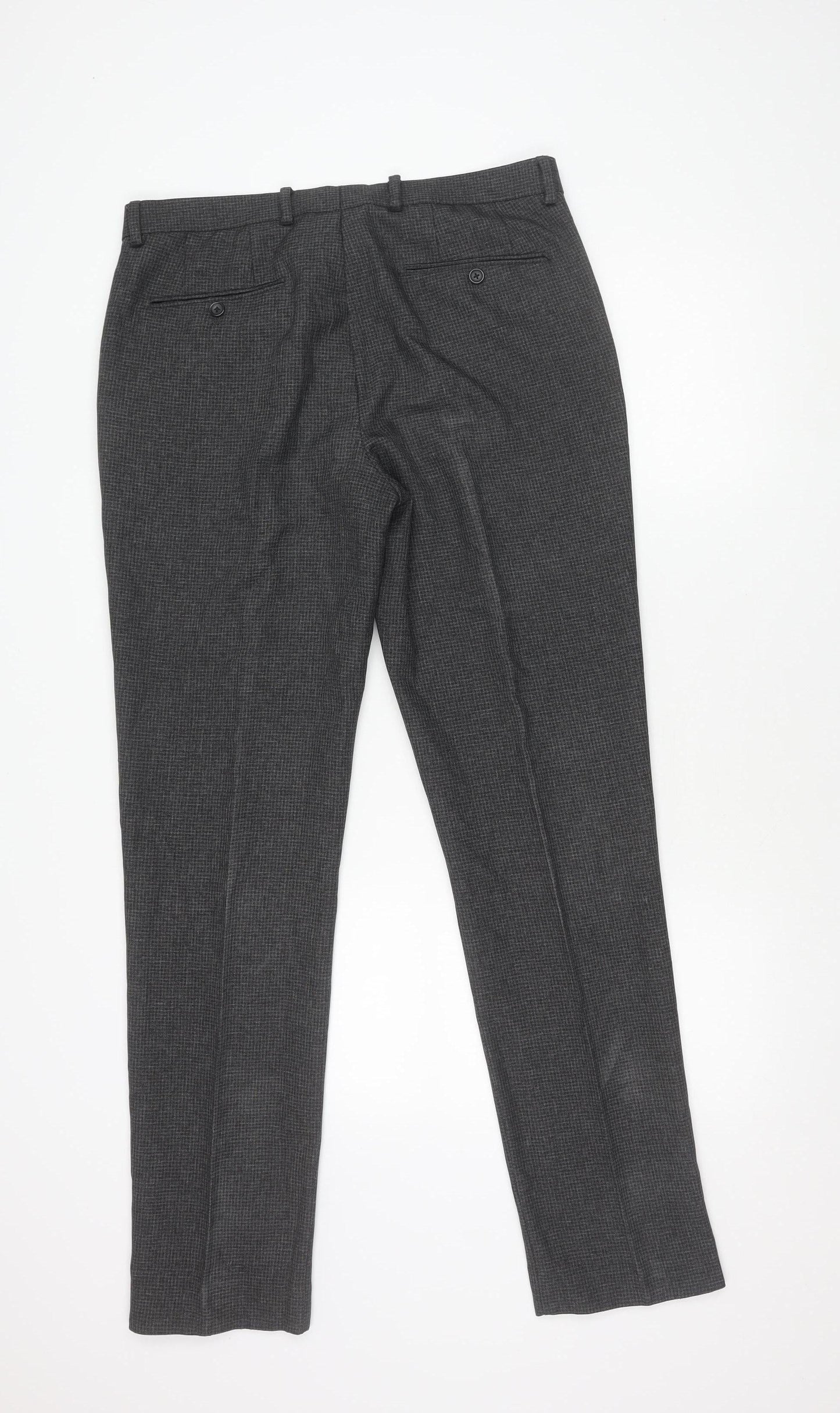 Next Men's Grey Trousers, Size 34 in