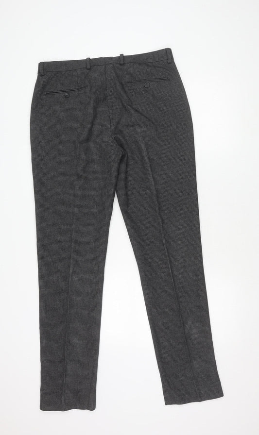 Next Men's Grey Trousers, Size 34 in