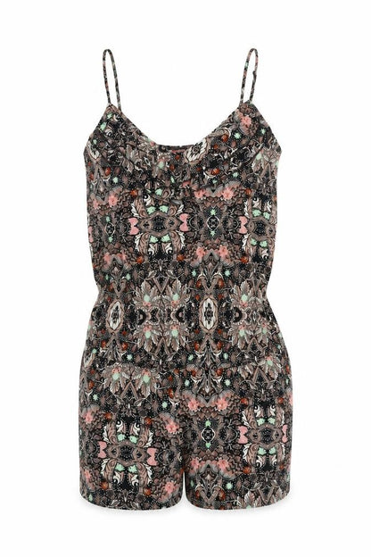 s.Oliver Women's Playsuit Size 10, Paisley Pattern, Summer