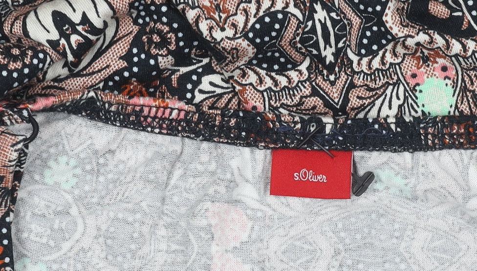 s.Oliver Women's Playsuit Size 10, Paisley Pattern, Summer