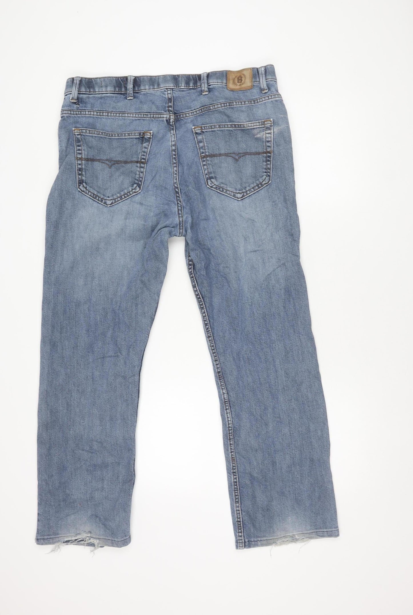 Marks and Spencer Men's Blue Straight Jeans 38W