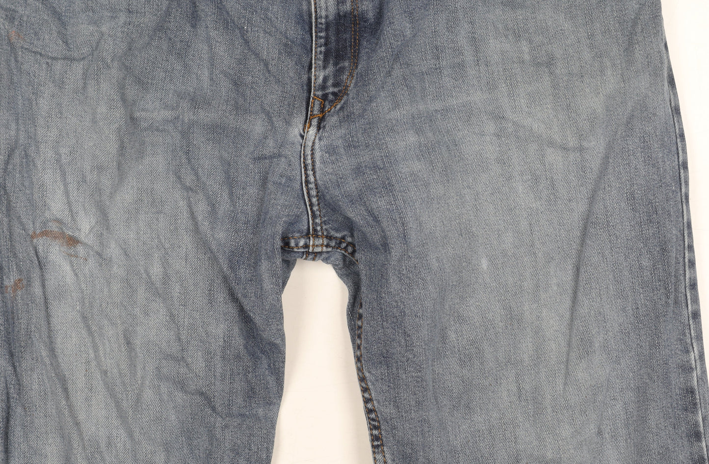 Marks and Spencer Men's Blue Straight Jeans 38W