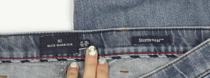 Marks and Spencer Men's Blue Straight Jeans 38W