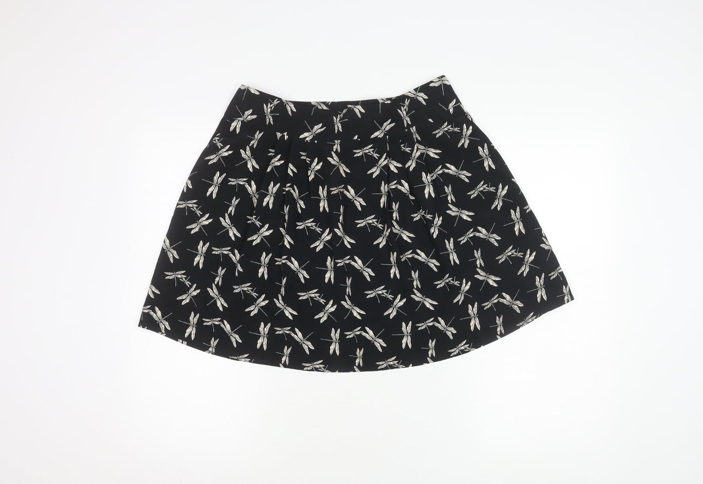 Next Women's Black A-Line Short Skirt, Size 12, New