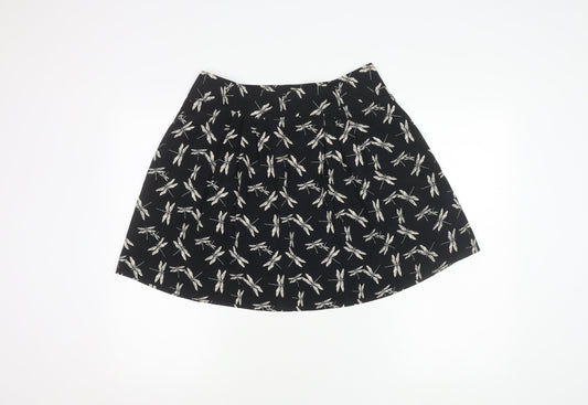 Next Women's Black A-Line Short Skirt, Size 12, New