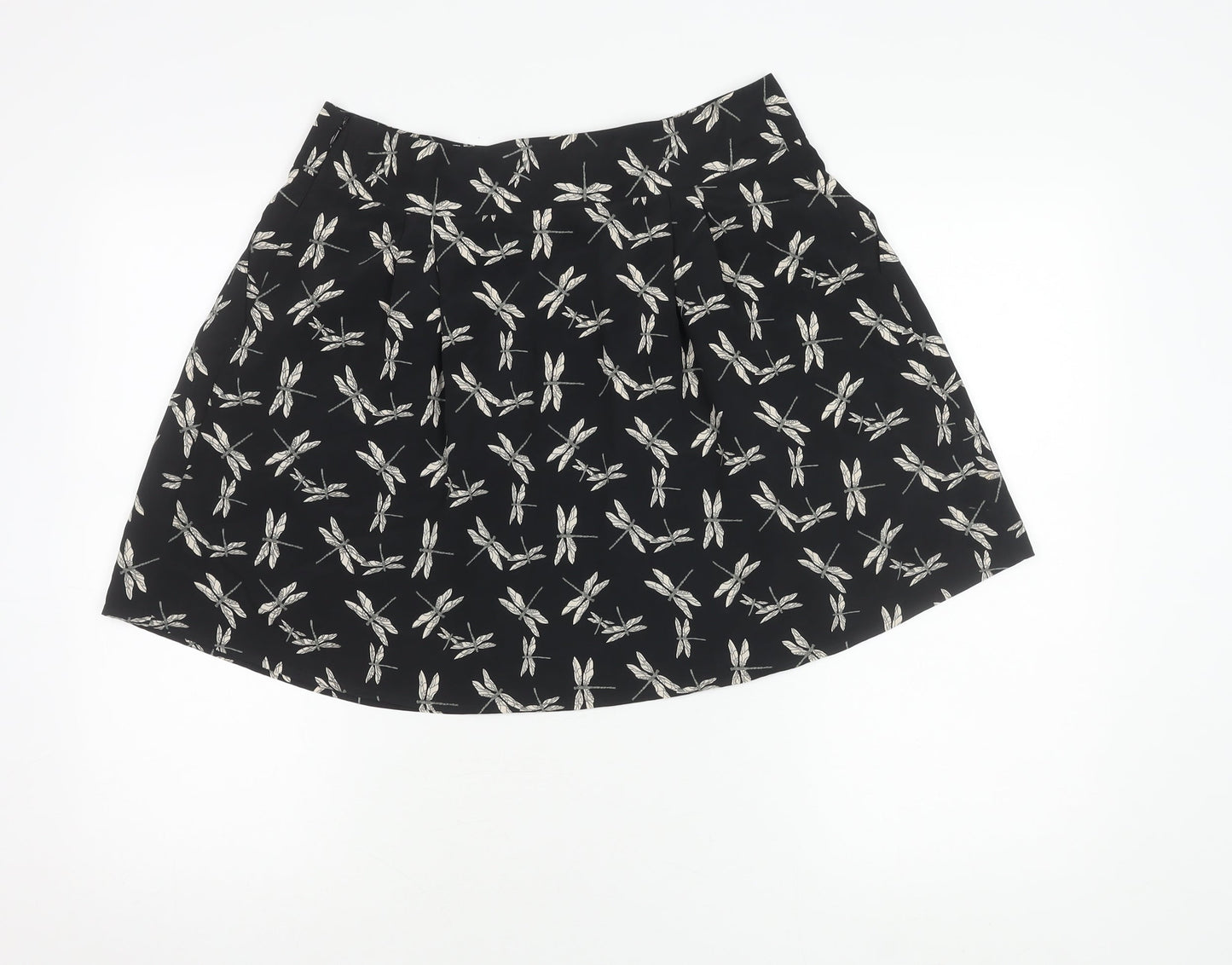 Next Women's Black A-Line Short Skirt, Size 12, New