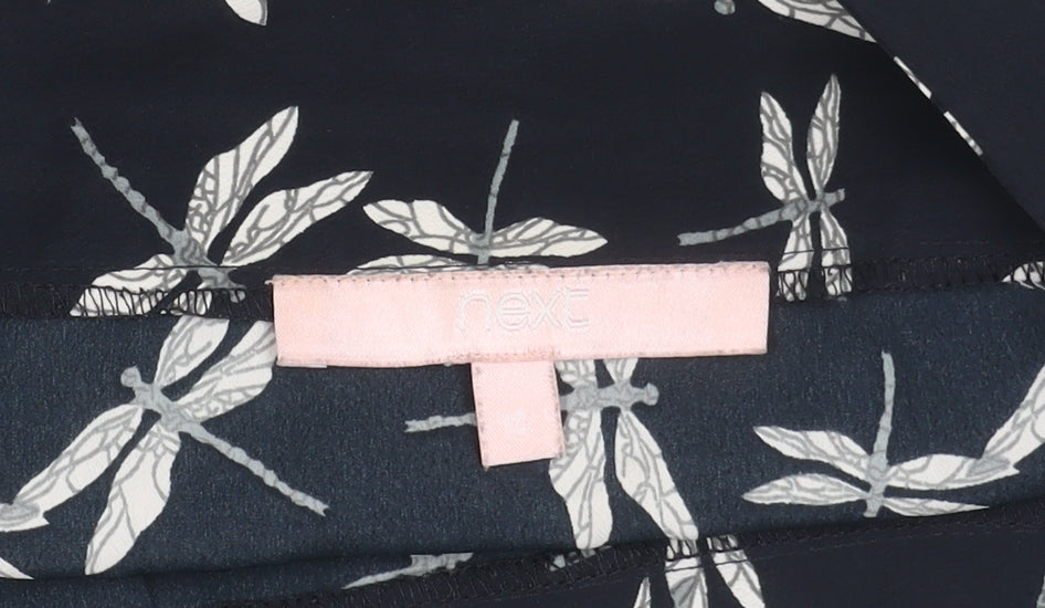 Next Women's Black A-Line Short Skirt, Size 12, New