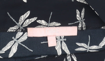 Next Women's Black A-Line Short Skirt, Size 12, New