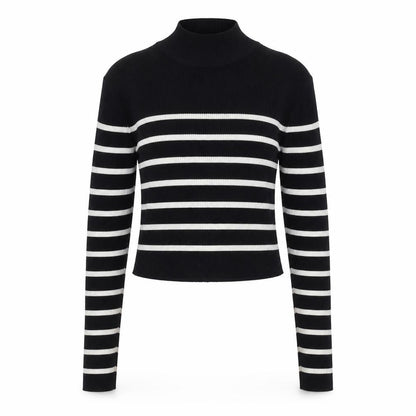 Womens UK Size S Pull & Bear Black Pullover Jumper